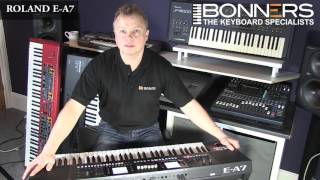 Roland EA7 Keyboard UK Demo Part 1 Overview & Sounds