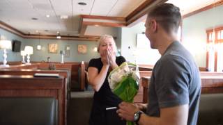 Air Force Brother Surprises Sister At work