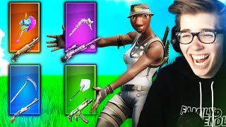 The EXTREME Pickaxe Challenge... (Fortnite Battle Royale)
