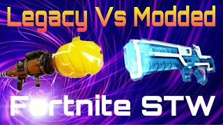 STW Legacy Vs Modded Weapons | What's The Difference? Fortnite Save The World