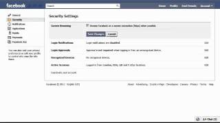 How To Disable Secure Browsing On Facebook.com