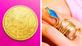 Brilliant Jewelry Hacks and DIYs Made of Coins