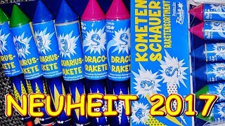 Kometen Schauer (Funke Raketenset) - Silvester NEUHEIT 2017 - Test