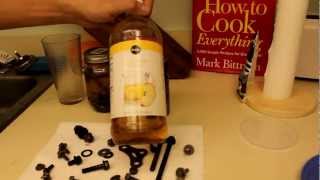 HOW TO remove rust with vinegar