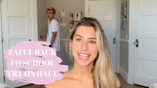 ZAFUL back to school try on haul
