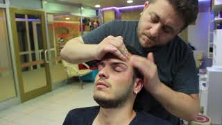 ASMR Turkish Barber Face,Head and Body Massage 120 (16 Mins) ?‍♂️???