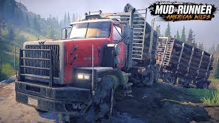 SPINTIRES: MudRunner: AMERICAN WILDS #08 ? Vollbeladen mit Holz
