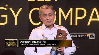 Pertamina Lubricants Raih "Most Leading Lubricants Company in Indonesia"