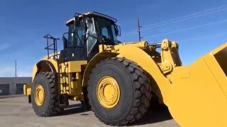 Капитальный ремонт погрузчика CAT 980H (ускоренная съемка)