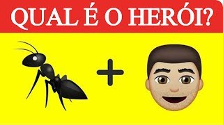 ADIVINHE QUEM É O HERÓI OLHANDO APENAS OS EMOJIS!