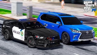 ПОЛИЦЕЙСКИЕ БУДНИ В GTA 5 - ПОГОНЯ ПО ВСТРЕЧКЕ ЗА СУМАСШЕДШИМ МЕХАНИКОМ НА LEXUS LX570! ?ВОТЕР