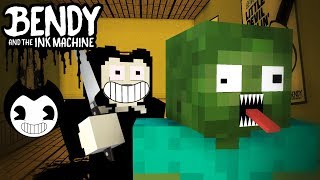 Monster School : BENDY AND THE INK MACHINE CHALLENGE - Minecraft Animation