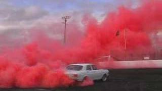 Red Smoke Burnout - kumho XW Falcon