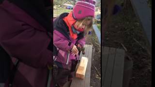 Strong girls use hammers