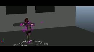 Animation blocking with Merry rig