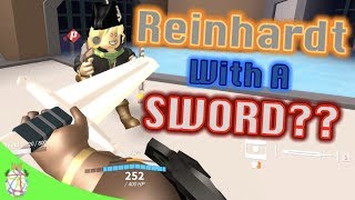 Reinhardt Has a Sword Now??? (Roblox Q-Clash)