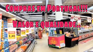 Compras no supermercado em Portugal