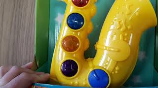 Саксофон игрушечный детский со световыми эффектами