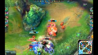 [알리장인 장쿵쾅] 알리스타 Q 점멸(플래쉬) 후 W 배달 (롤인벤 업로드용) (alistar) (flash) - League of Legends
