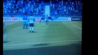 Nikola Zigic failed diving header on FIFA 13