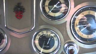 Tom Laferriere demostrates the unrestored 1934 Packard 1101 Coupe