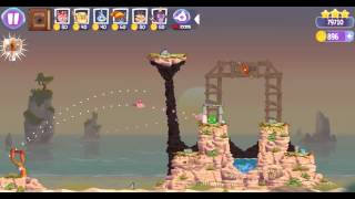 Angry Birds Stella Level 14 Episode 2 Walkthrough ★★★ Beach Day