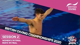 British Diving Championships 2020 – Deep End Live Ep2: 1m Finals