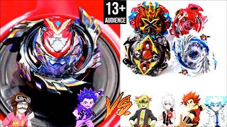 Strike God Valkyrie VS Four Spin Emperors: Evil Valt Appears! Beyblade Burst God Evolution Battle!
