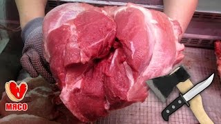 Разделка свиной лопатки. Два способа.
