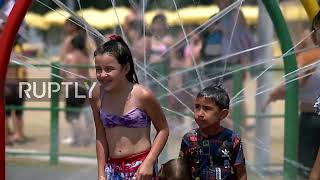 Argentina: Locals flock to Buenos Aires beaches as heatwave continues