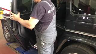 Замена стеклоподъемника на Мерседес G 463