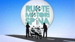 Spot Piaggio - 3 Ruote 2 Motori 1 Spina