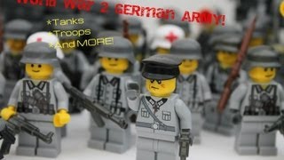 Lego World War 2 German Army! Tanks, Infantry, and More!