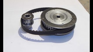 Homemade cog wheel for CNC Самодельный зубчатый шкив для ЧПУ