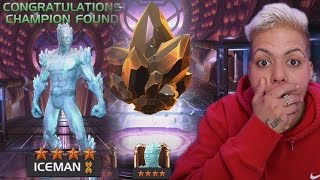 OMG WE JUST GOT A 4 STAR ICEMAN | MARVEL Contest of Champions Crystal Opening