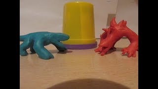 "Громила" VS "Шипа" (Часть 1) (ClayMation Battle)