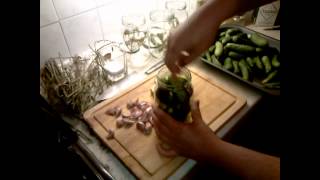 Polish Kitchen Pickled Cucumbers Kiszone Ogorki Recipe (Part 1)