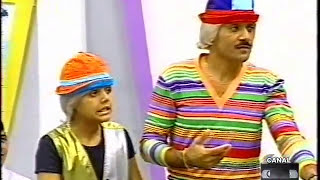 Tiririca e Tirulipa juntos na Escolinha do Barulho em 2002