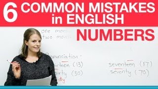 How to write numbers in English - 6 common mistakes