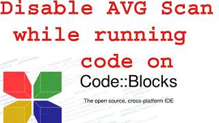 Disable AVG Antivirus scan while running CodeBlocks