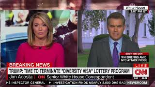 Acosta Says Trump Has 'World Record' for Injecting Politics into Aftermath of Terror Attacks