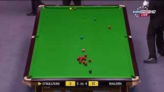 Ronnie O'Sullivan equals Stephen Hendry's record of 775 century breaks! - The Masters 2015 (PL) HD
