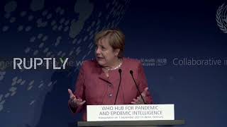 Germany: Merkel and WHO's Ghebreyesus open hub for pandemic intelligence in Berlin