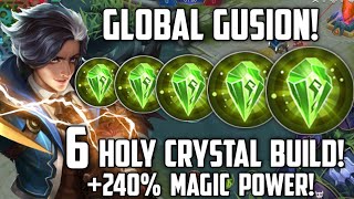 i7's ALL HOLY CRYSTAL GUSION ?? +240% MAGIC POWER GUSION BUILD?