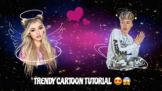 ADOBE DRAW | HOW TO MAKE INSTAGRAM TRENDY OUTLINES/CARTOONS