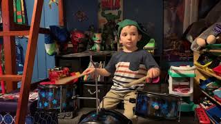 4 year old Jaxson (drum solo)