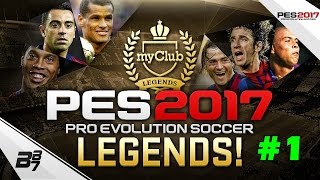 PES 2017 BARCELONA LEGENDS BALL OPENING MY CLUB