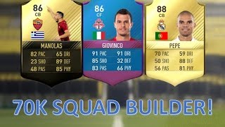 70K SQUAD BUILDER W/ SBC GIOVINCO l FIFA 17 ULTIMATE TEAM