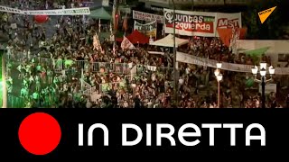 Argentina, manifestazioni pro e contro la legge per la legalizzazione dell’aborto.