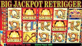 ? HUGE JACKPOT RARE 4 SYMBOL BONUS RETRIGGER • CLEOPATRA HIGH LIMIT SLOT MACHINE